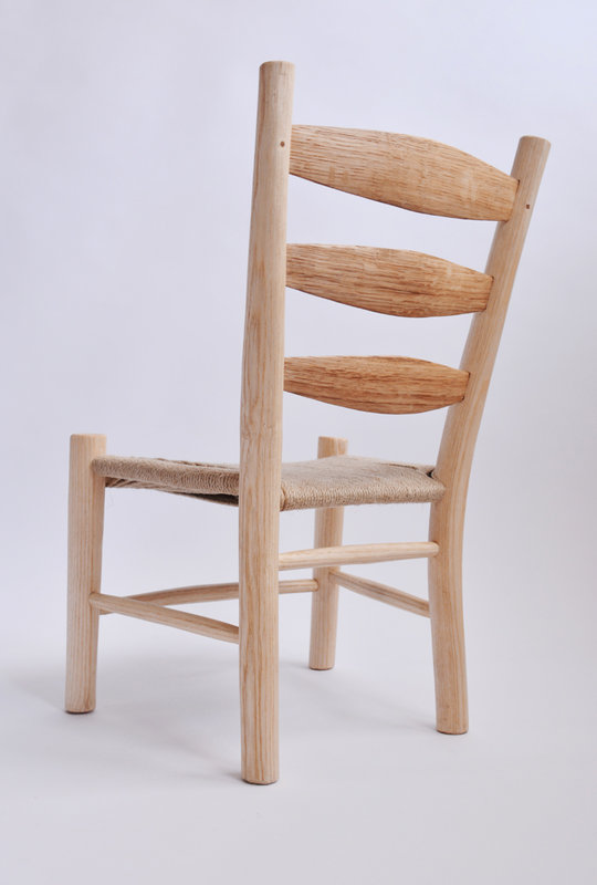 Child's ladderback chair Ben Willis Woodcraft